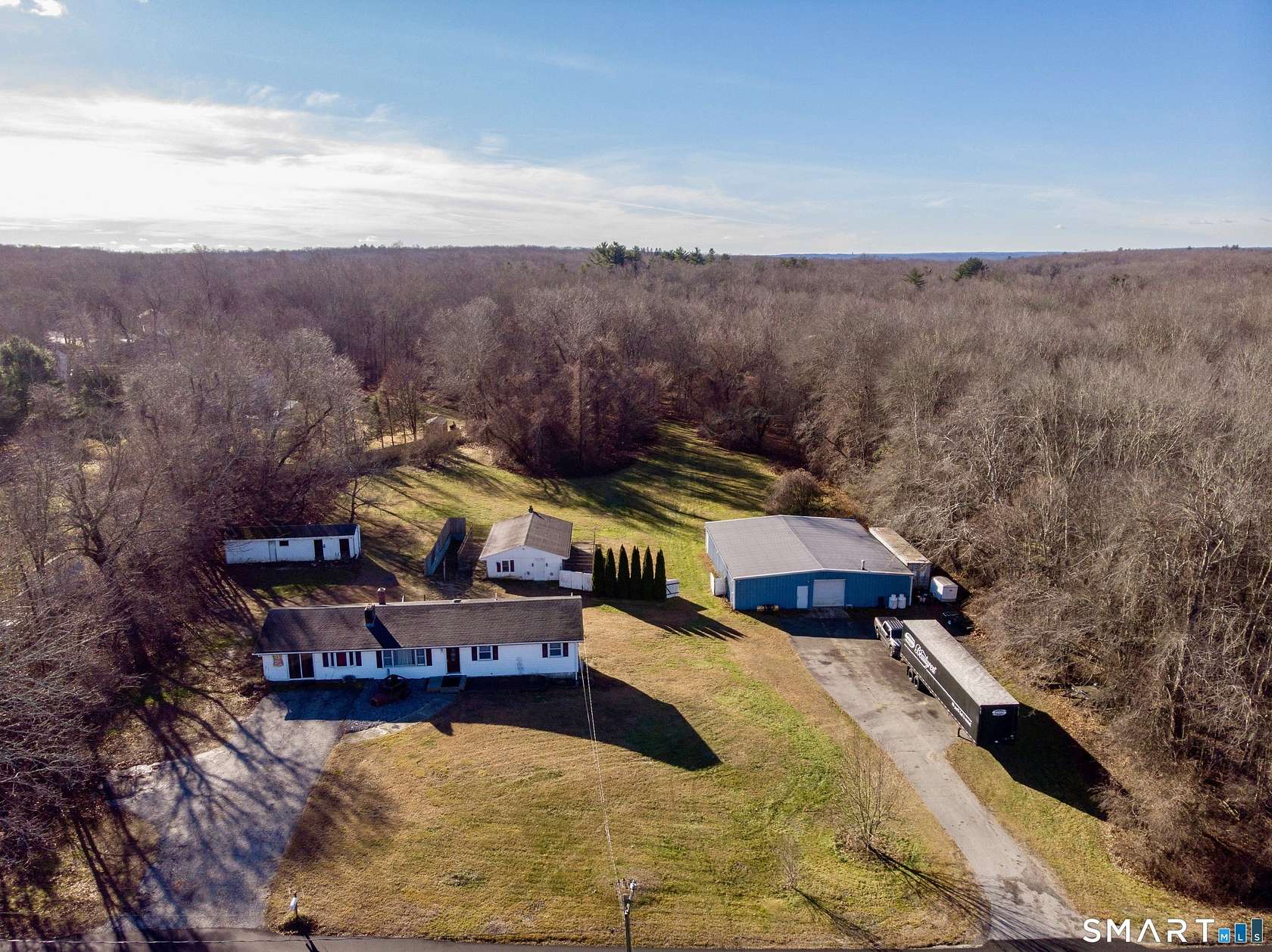 5 Acres of Land with Home for Sale in Canterbury, Connecticut