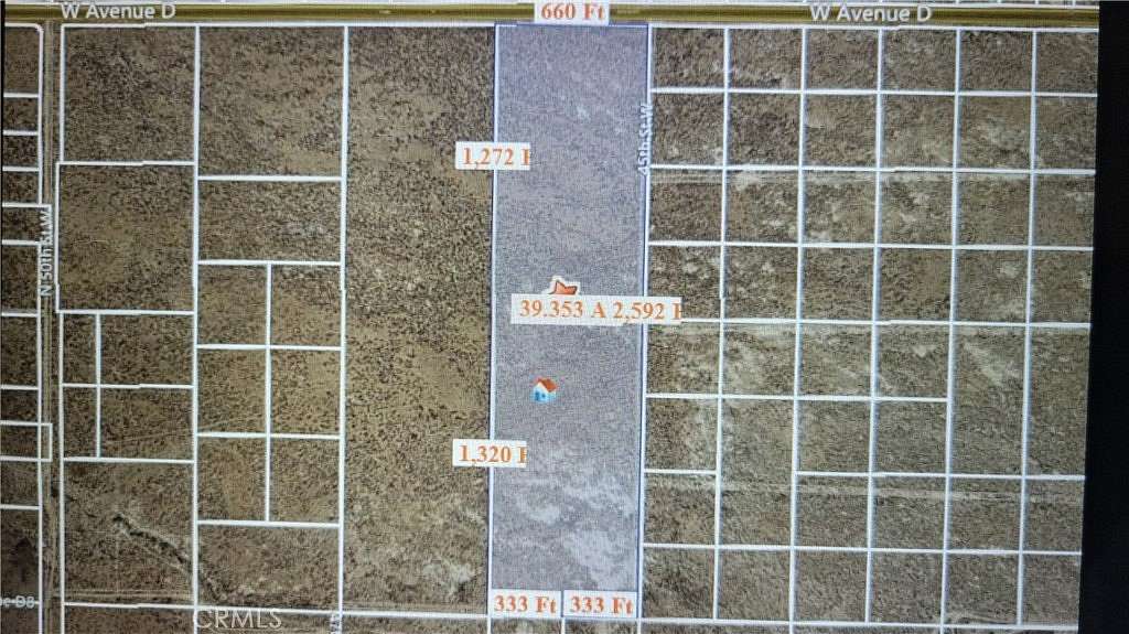 39.4 Acres of Agricultural Land for Sale in Lancaster, California