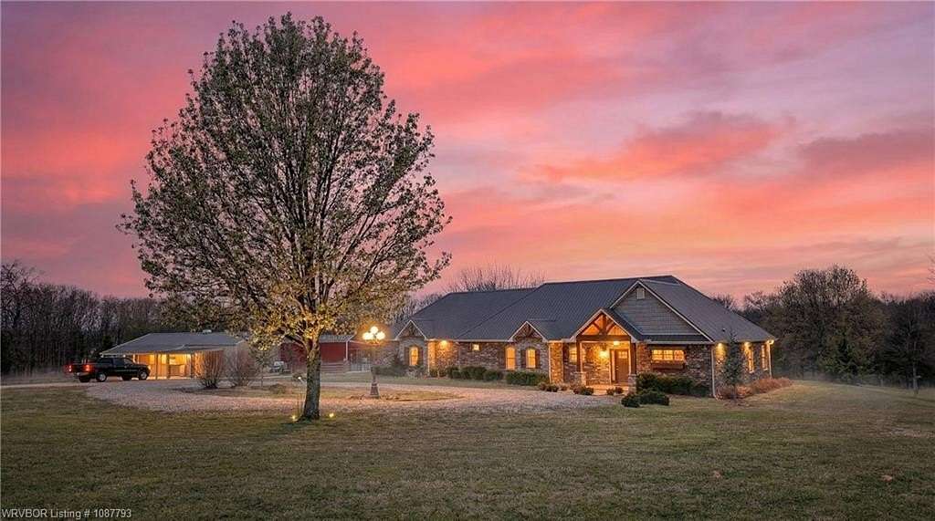 13 Acres of Land with Home for Sale in Muldrow, Oklahoma