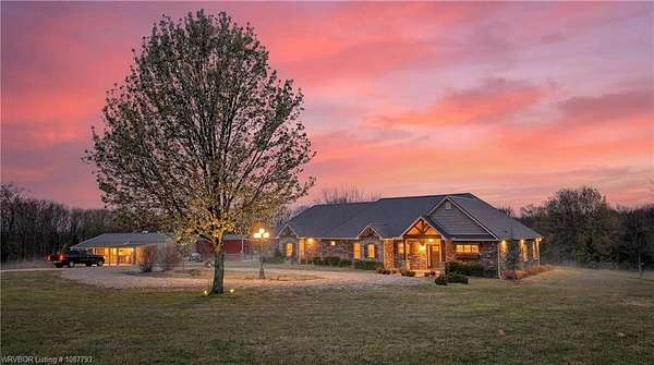 13 Acres of Land with Home for Sale in Muldrow, Oklahoma