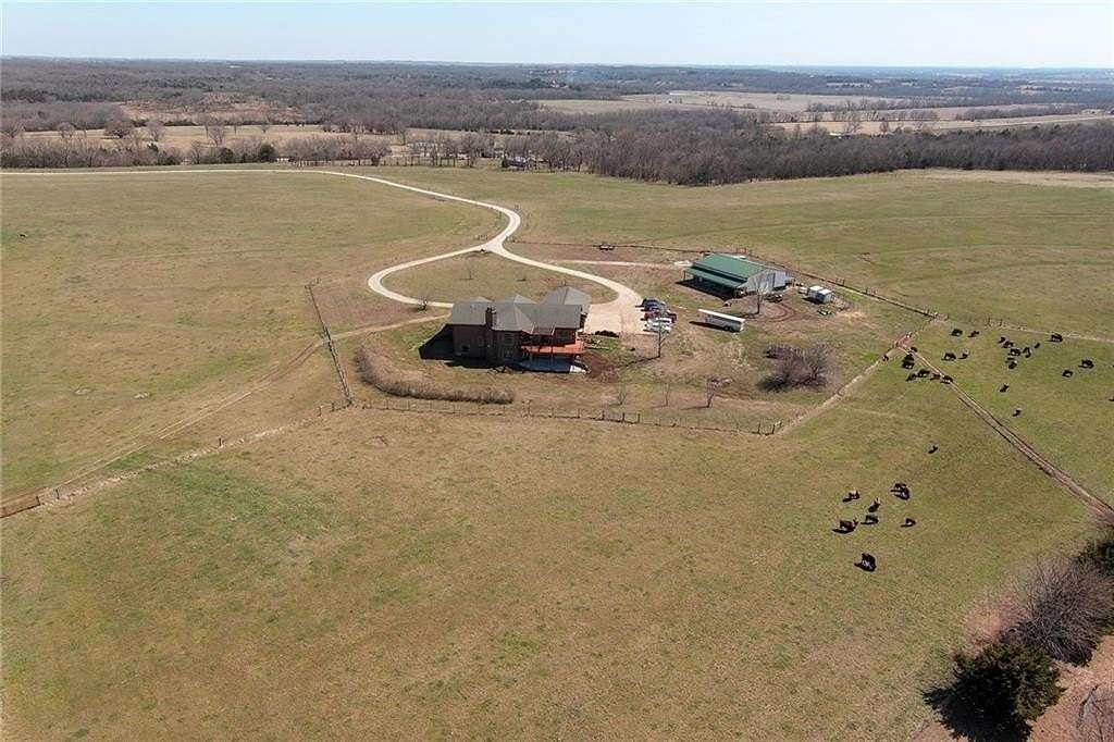 132 Acres of Land with Home for Sale in Paola, Kansas