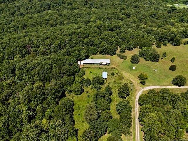 70 Acres of Land with Home for Sale in Eufaula, Oklahoma