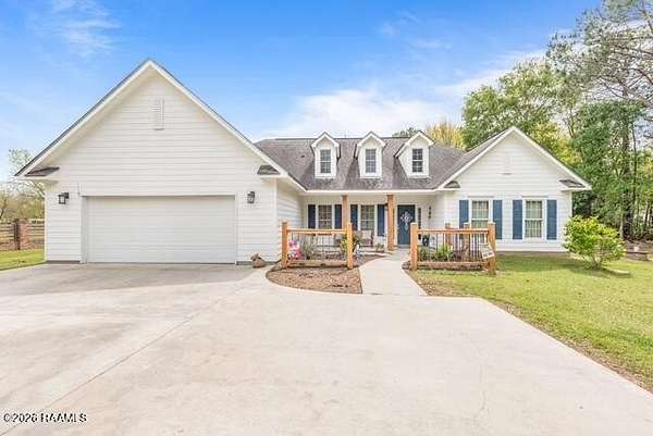 5.53 Acres of Land with Home for Sale in Church Point, Louisiana