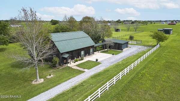 6.4 Acres of Land with Home for Sale in Maurice, Louisiana