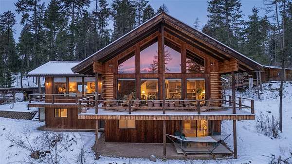 12 Acres of Land with Home for Sale in Whitefish, Montana