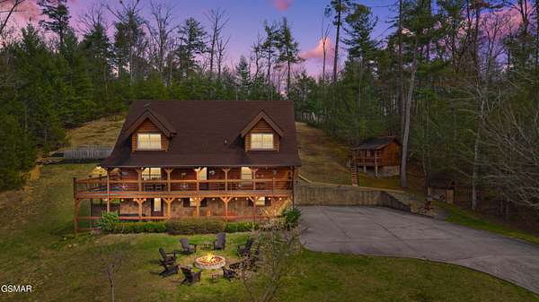 5.4 Acres of Land with Home for Sale in Sevierville, Tennessee