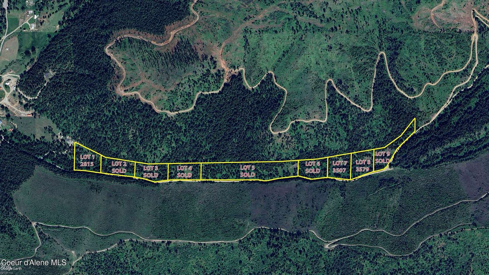 3.3 Acres of Residential Land for Sale in Kingston, Idaho