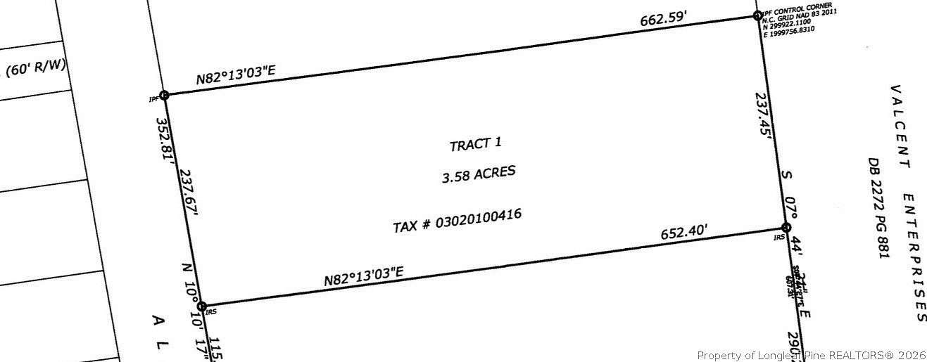 3.58 Acres of Land for Sale in Lumberton, North Carolina