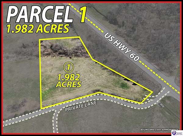 2 Acres of Land for Auction in Cloverport, Kentucky