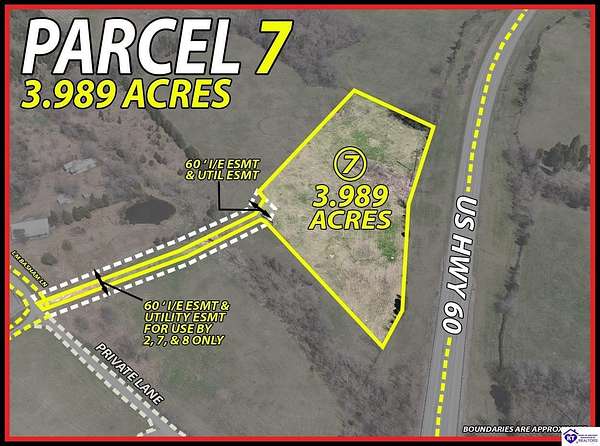 4 Acres of Land for Auction in Cloverport, Kentucky