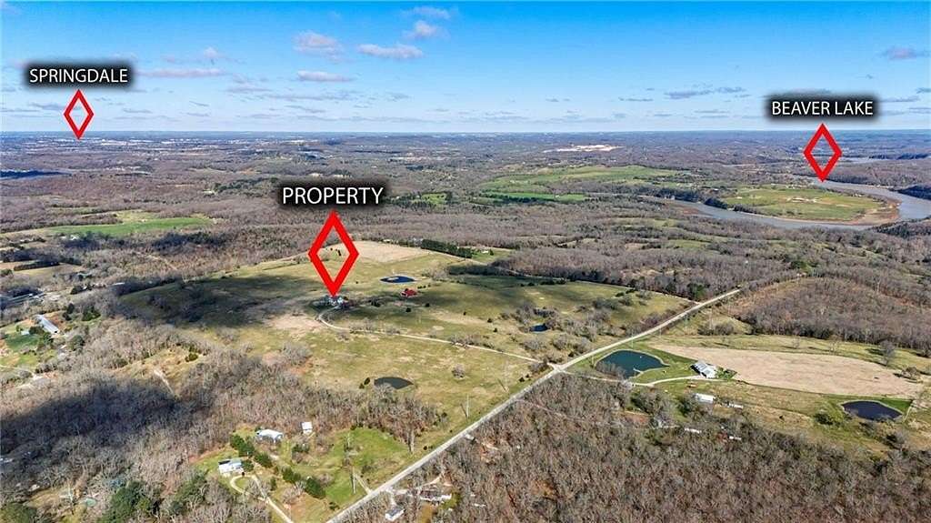 120 Acres of Land with Home for Sale in Fayetteville, Arkansas