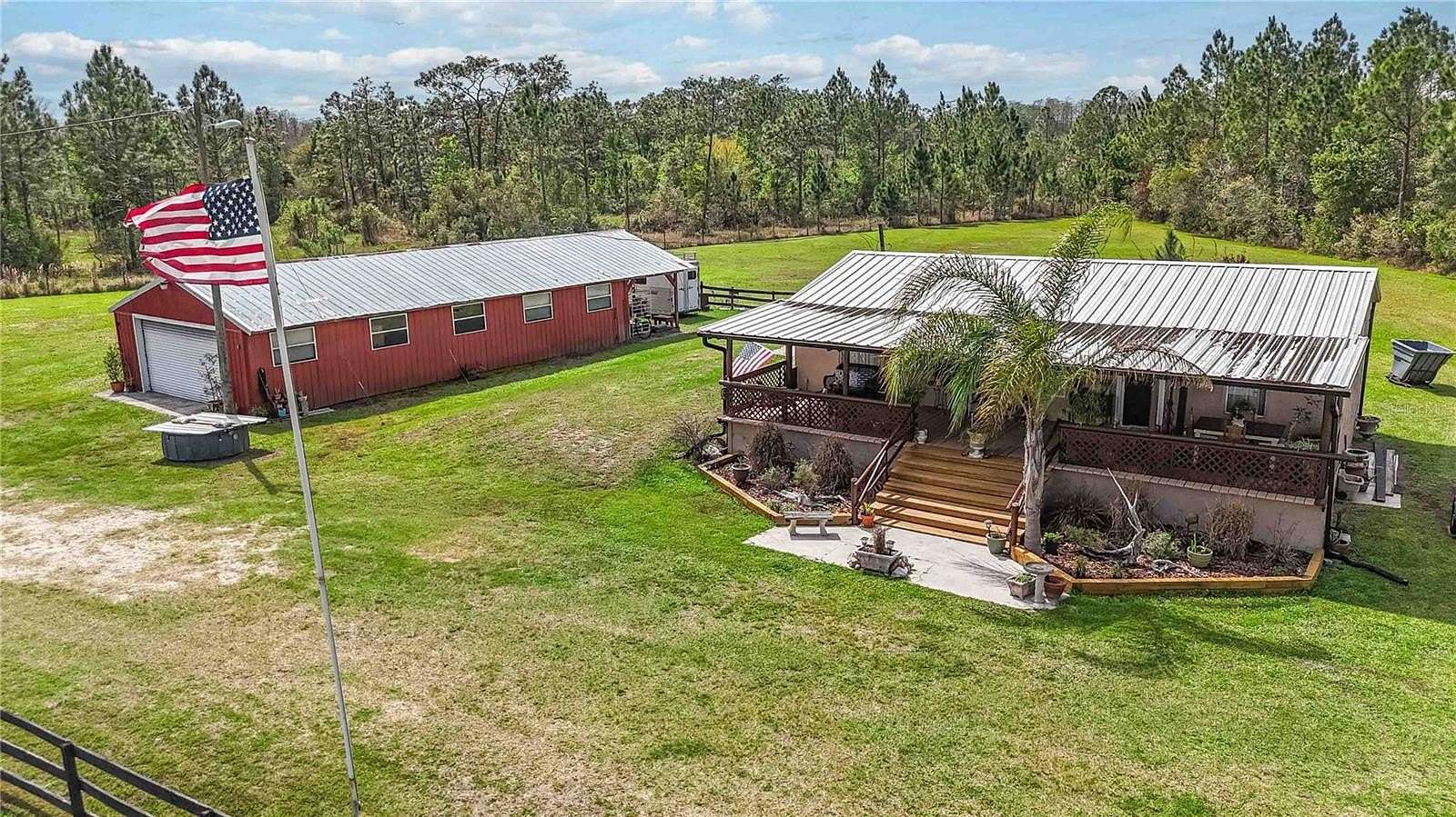 11.5 Acres of Land with Home for Sale in St. Cloud, Florida