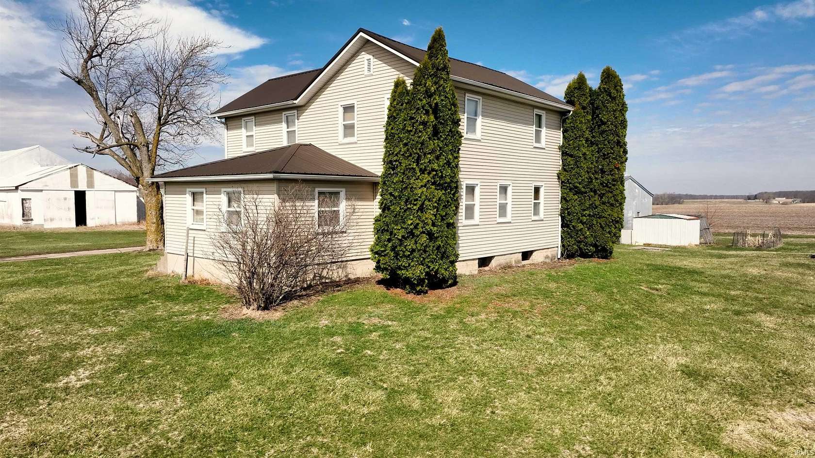 2 Acres of Land with Home for Auction in Columbia City, Indiana