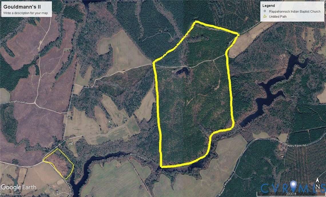 148 Acres of Recreational Land for Sale in Tappahannock, Virginia