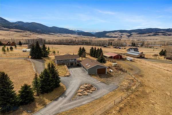 5 Acres of Land with Home for Sale in Gallatin Gateway, Montana