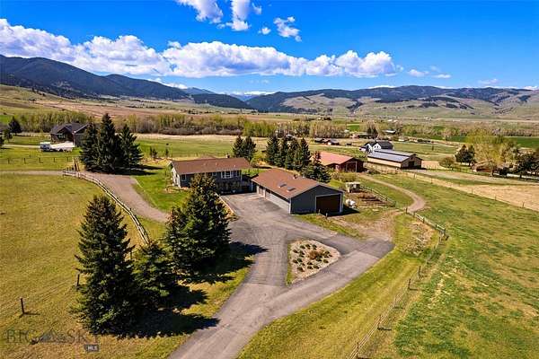5 Acres of Land with Home for Sale in Gallatin Gateway, Montana