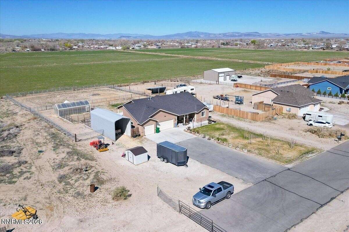5.49 Acres of Land with Home for Sale in Fallon, Nevada
