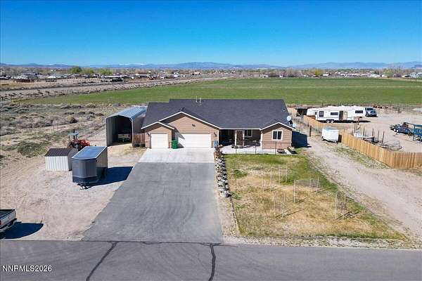 5.49 Acres of Land with Home for Sale in Fallon, Nevada