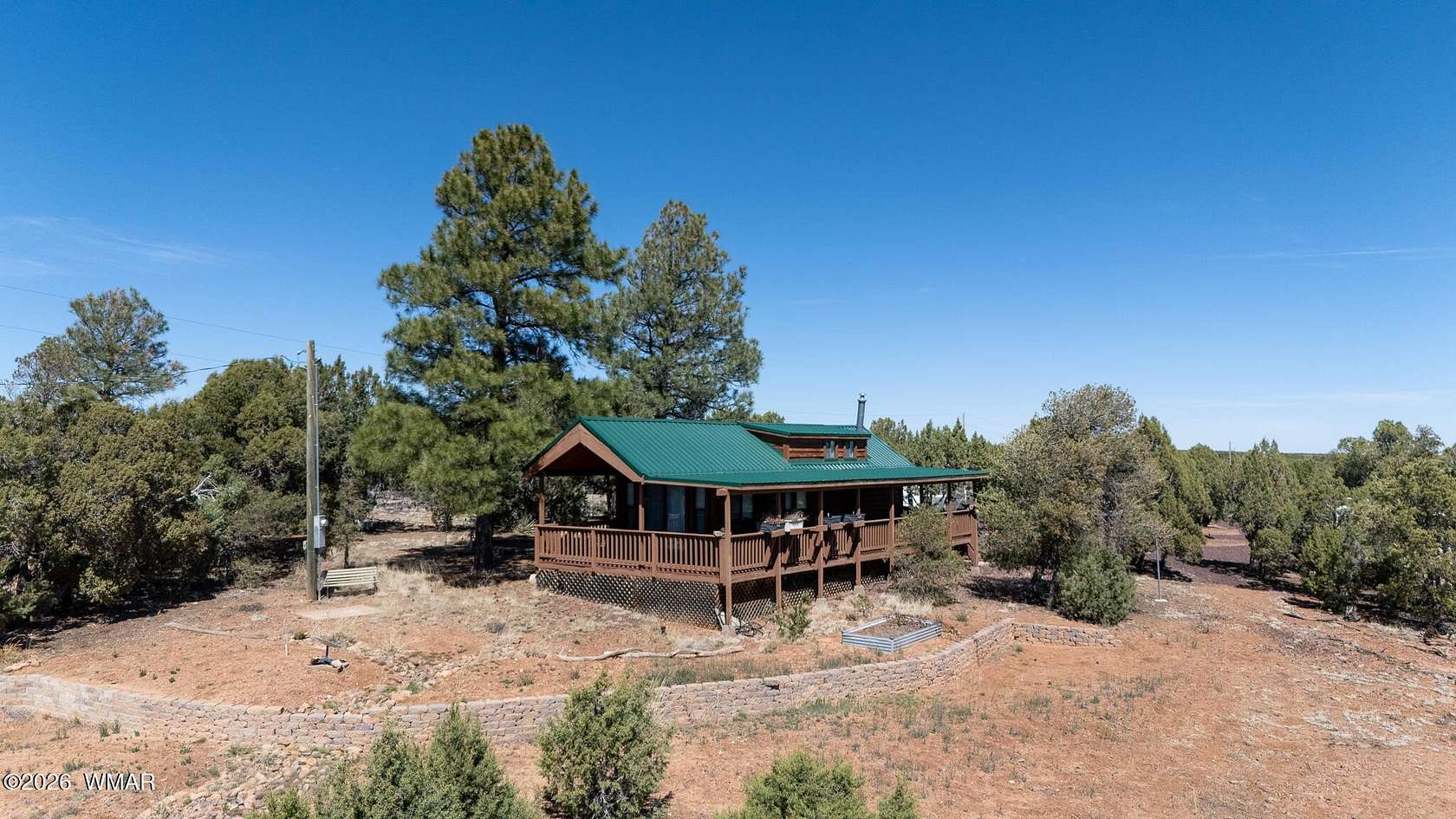 13.7 Acres of Recreational Land with Home for Sale in Clay Springs, Arizona