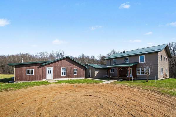 12.6 Acres of Land with Home for Sale in Bloomingdale, Michigan