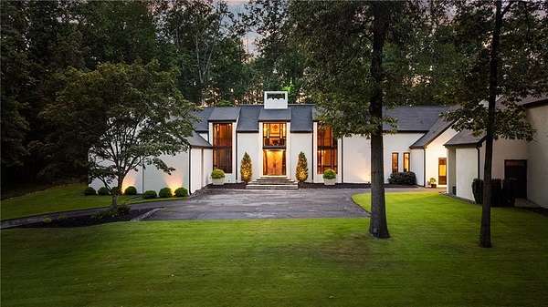 11 Acres of Land with Home for Sale in Roswell, Georgia