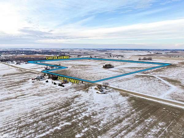 137 Acres of Agricultural Land for Sale in Jesup, Iowa