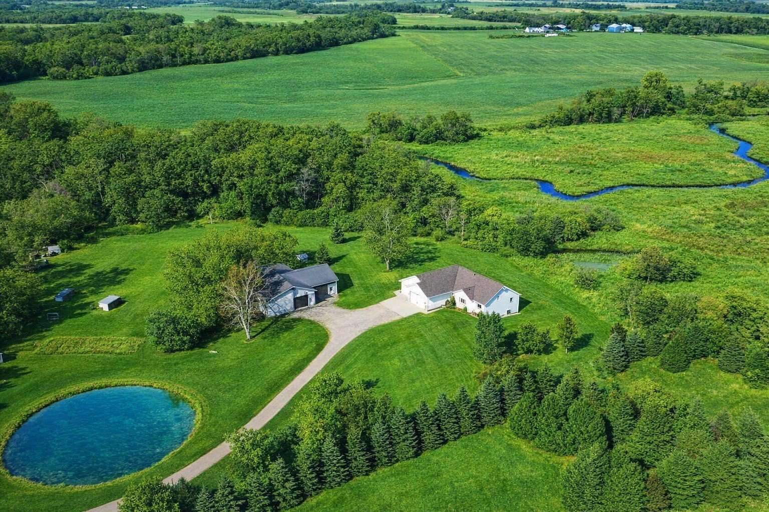 10 Acres of Land with Home for Sale in Northfield, Minnesota