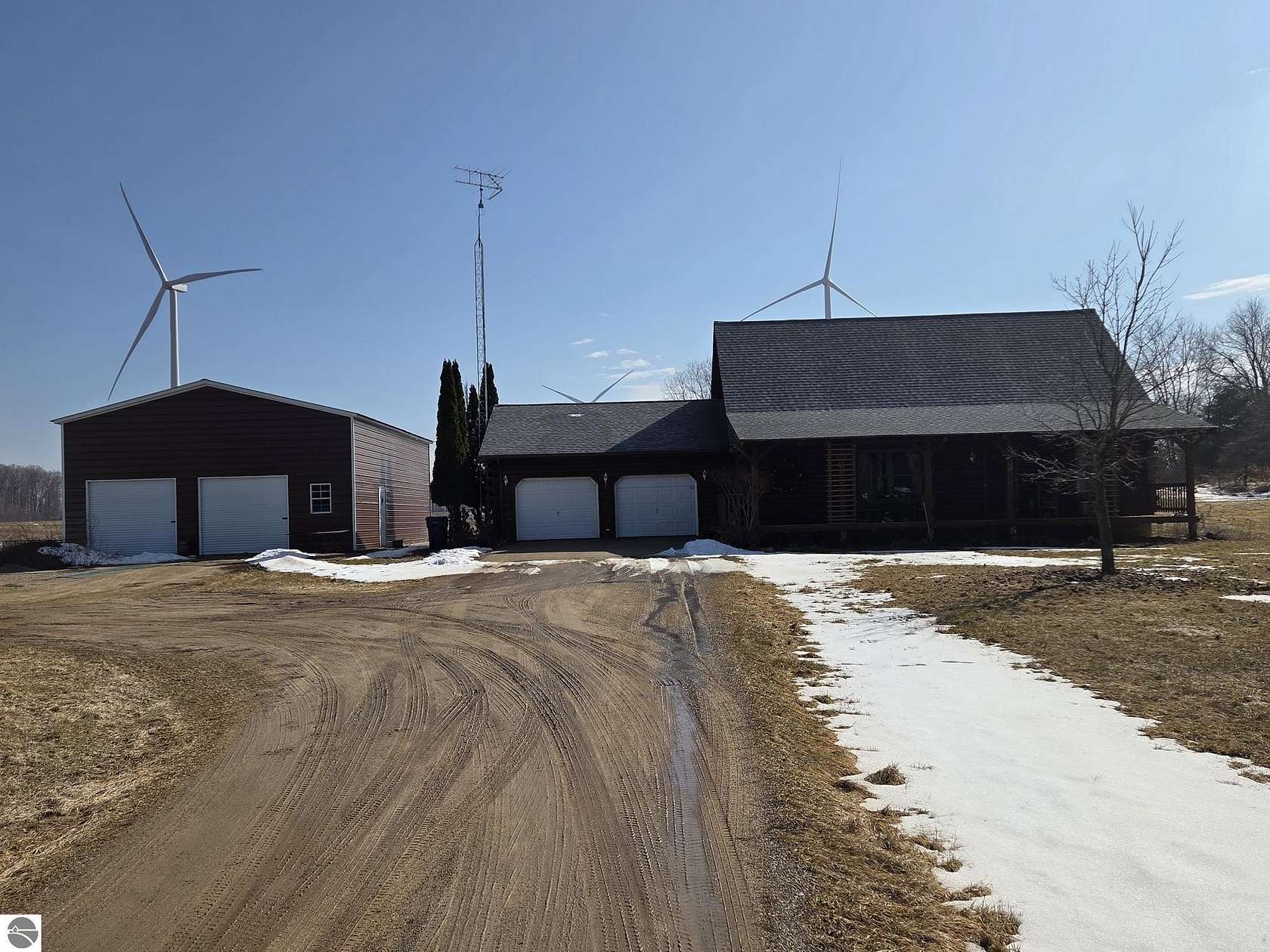 4 Acres of Land with Home for Sale in Weidman, Michigan