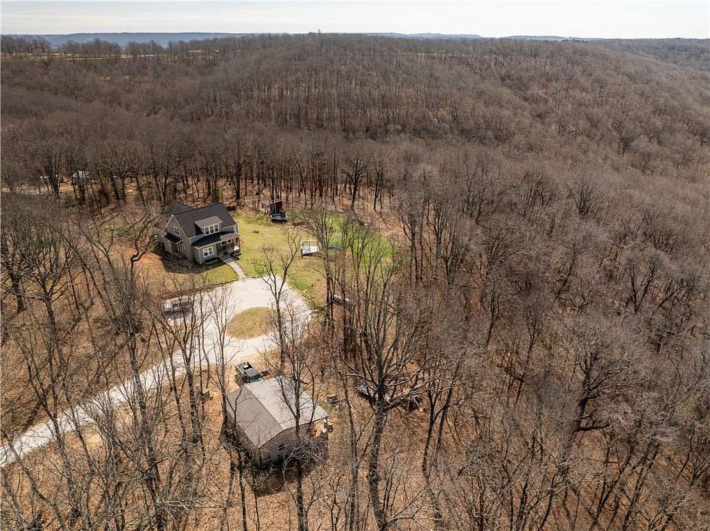 10.2 Acres of Land with Home for Sale in Winslow, Arkansas