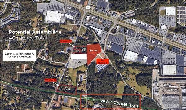 6.8 Acres of Commercial Land for Sale in Hiram, Georgia