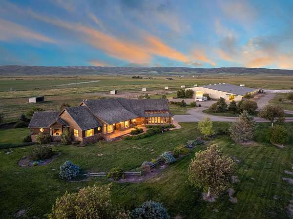 80 Acres of Agricultural Land with Home for Sale in Bancroft, Idaho