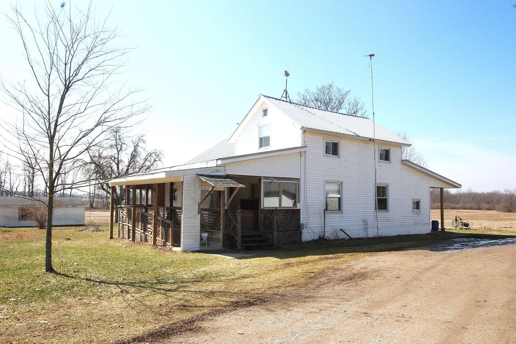 40 Acres of Land with Home for Sale in Howard City, Michigan