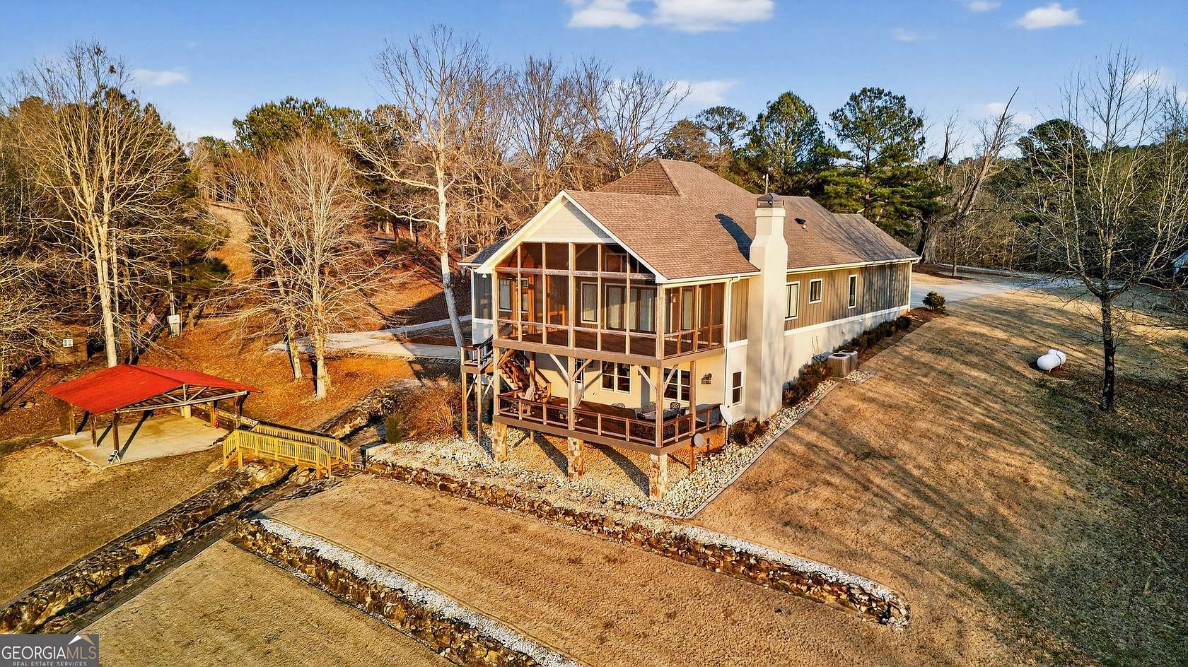 550 Acres of Agricultural Land with Home for Sale in Franklin, Georgia