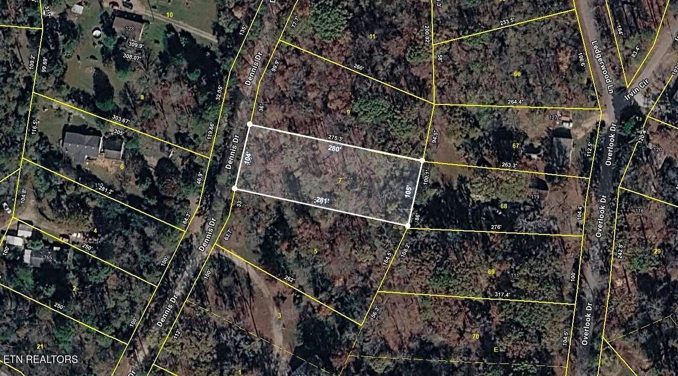 0.67 Acres of Residential Land for Sale in Kingston, Tennessee