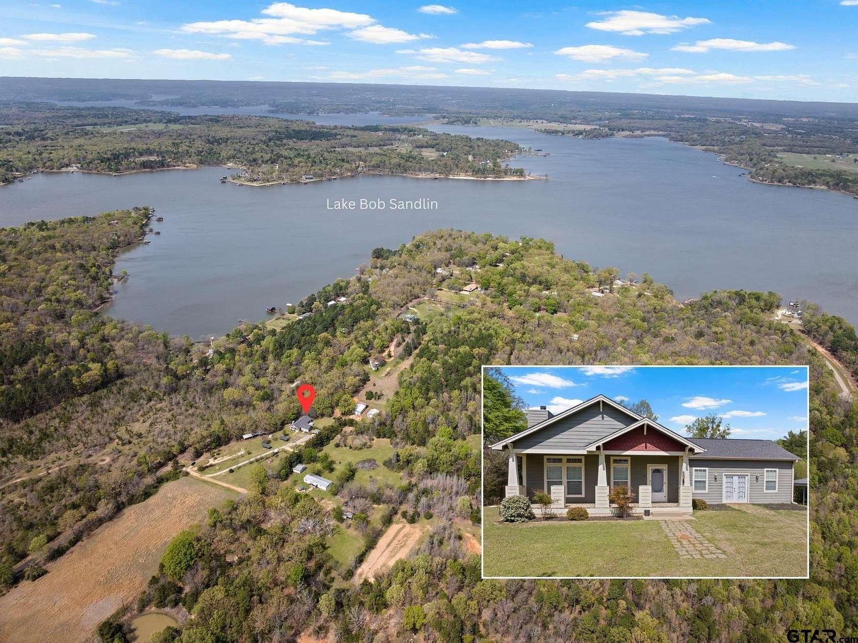 15.4 Acres of Land with Home for Sale in Leesburg, Texas