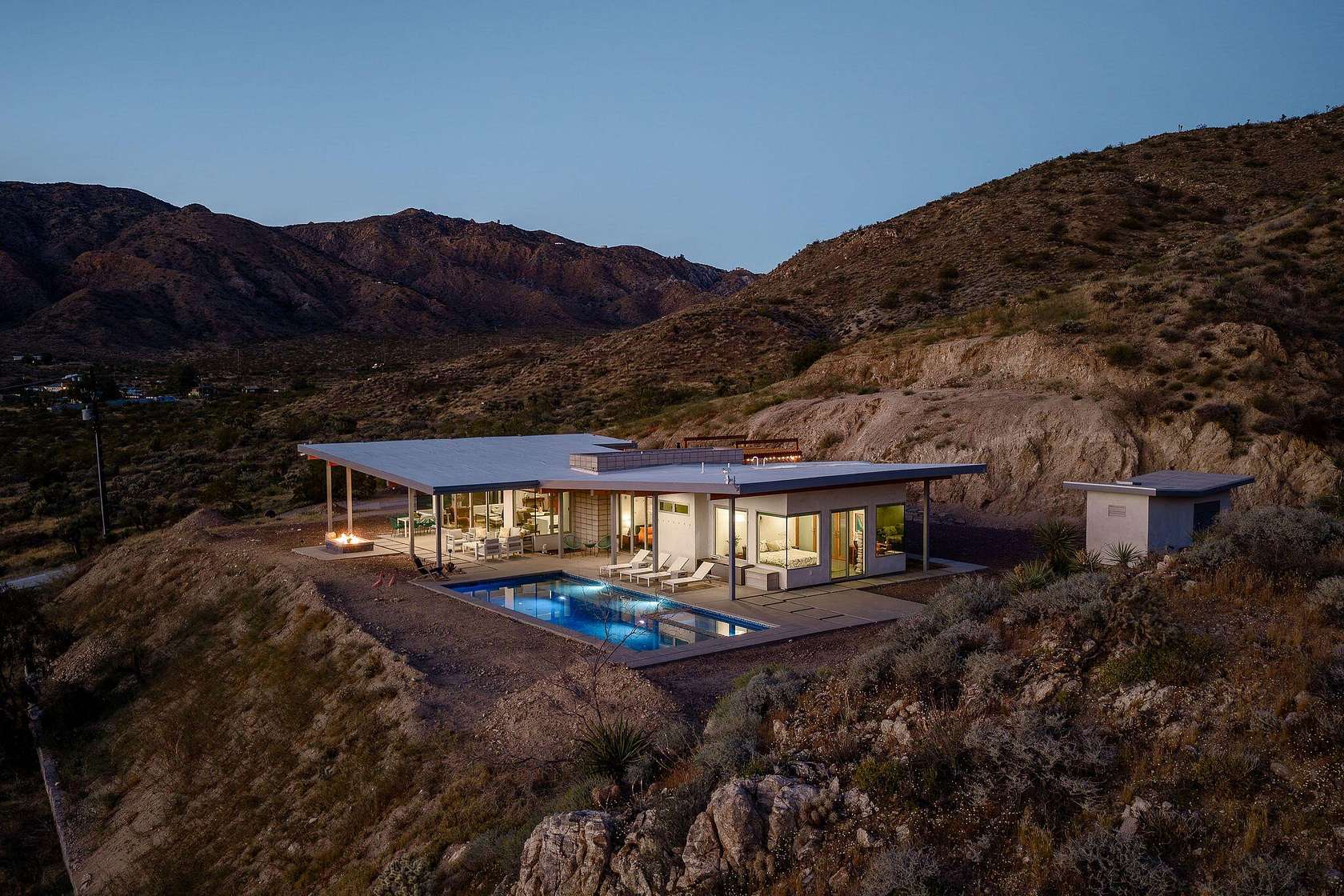 9 Acres of Land with Home for Sale in Morongo Valley, California