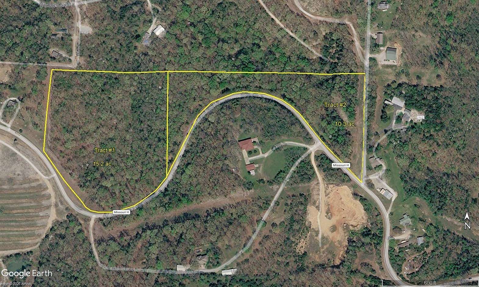 25.5 Acres of Recreational & Residential Land for Sale in Lampe, Missouri