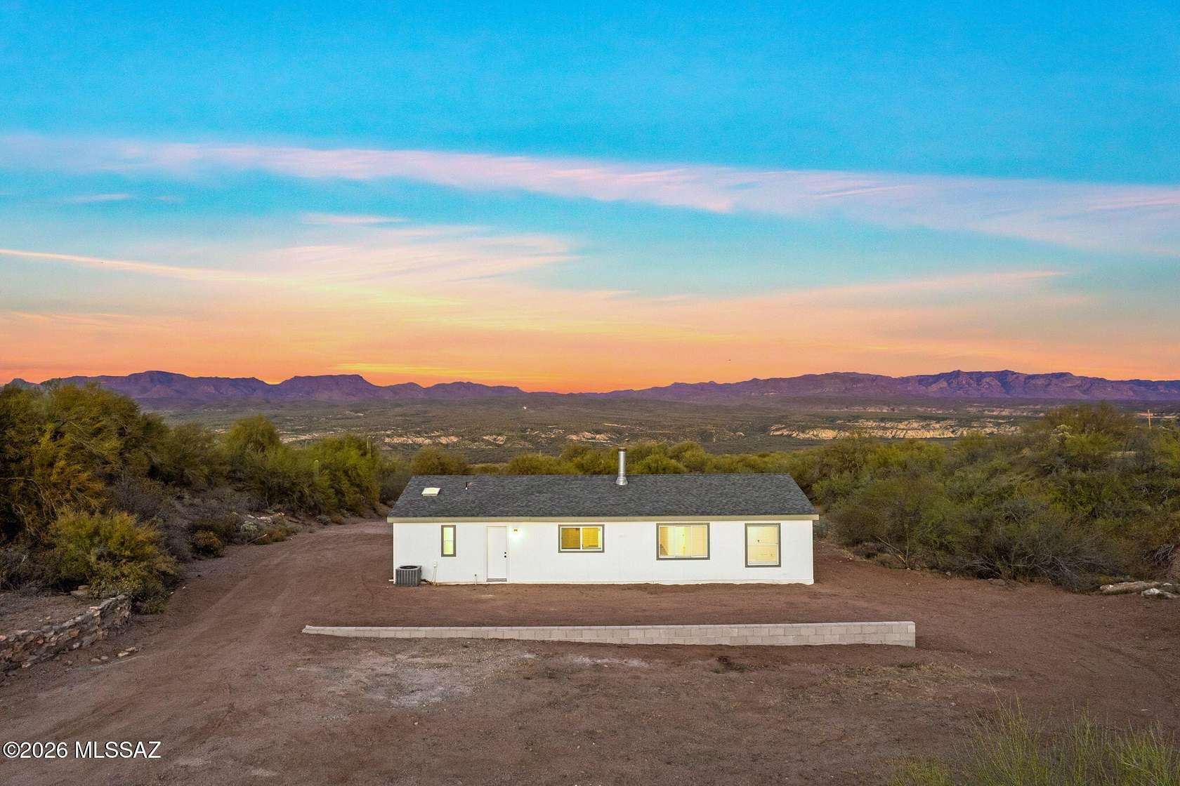 3.38 Acres of Land with Home for Sale in Mammoth, Arizona