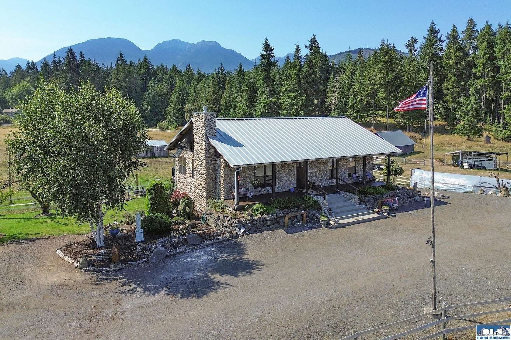 18.4 Acres of Land with Home for Sale in Port Angeles, Washington