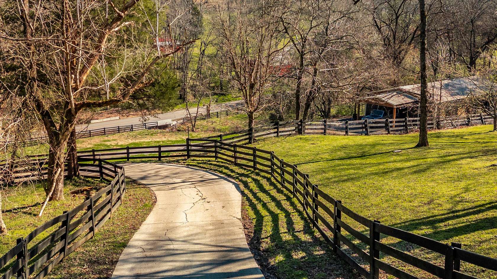 3.64 Acres of Land with Home for Sale in Cottontown, Tennessee