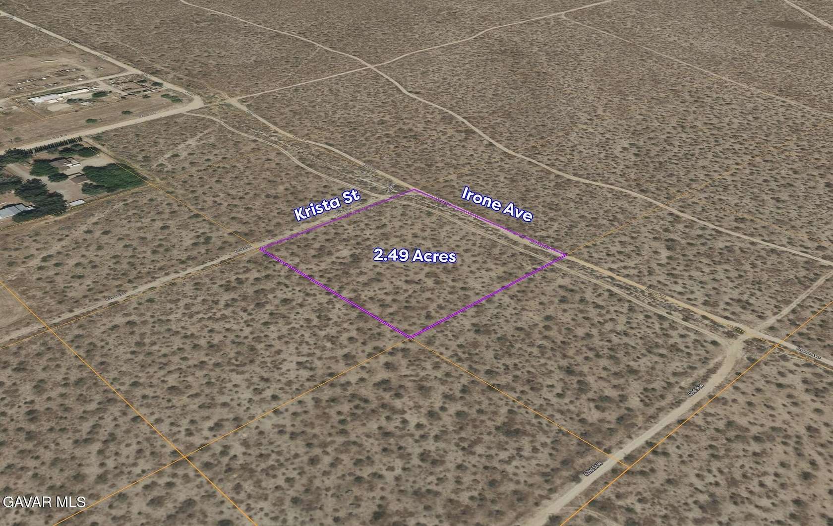 2.49 Acres of Residential Land for Sale in Rosamond, California
