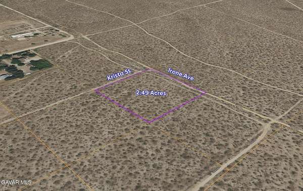 2.49 Acres of Residential Land for Sale in Rosamond, California