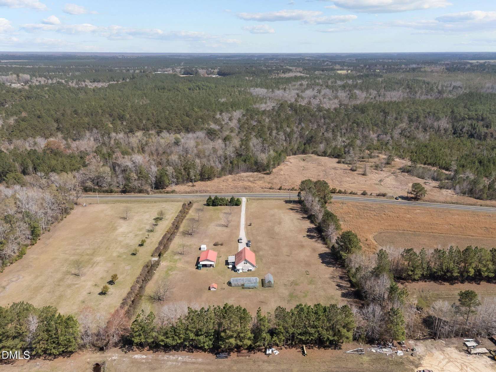 11.6 Acres of Land with Home for Sale in Whiteville, North Carolina