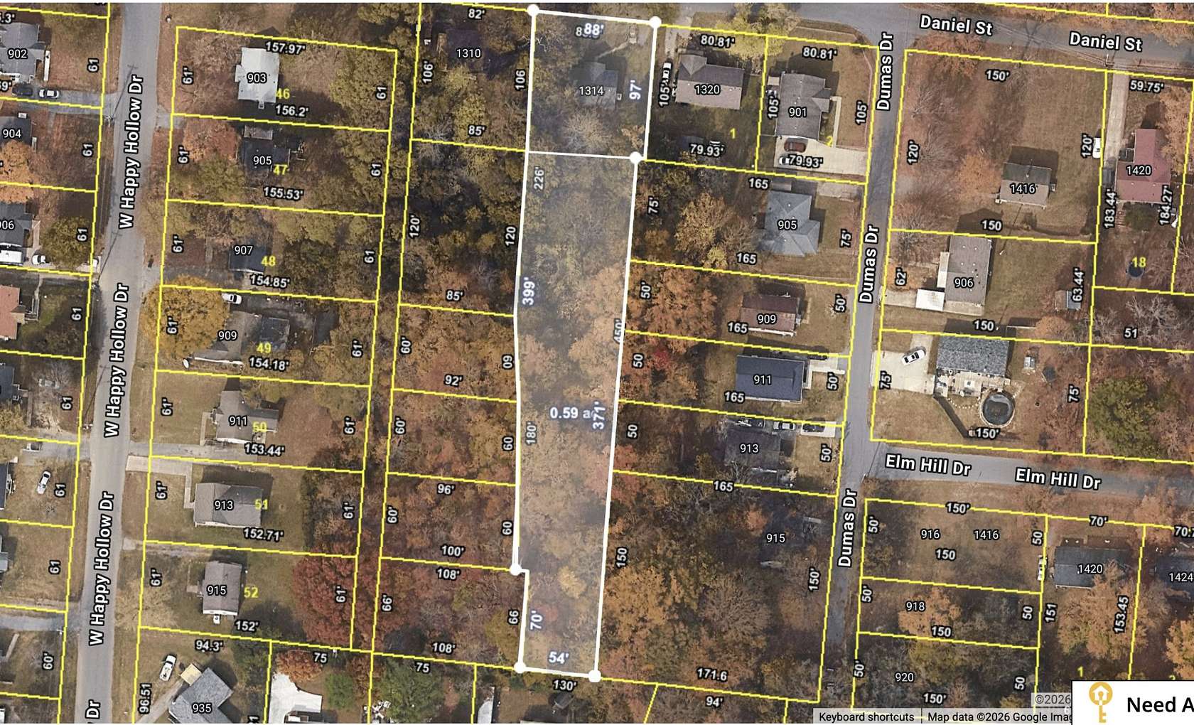 0.78 Acres of Residential Land for Sale in Clarksville, Tennessee
