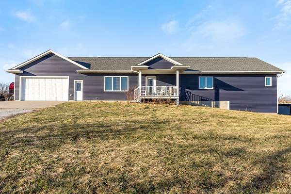 7.47 Acres of Land with Home for Sale in Guthrie Center, Iowa