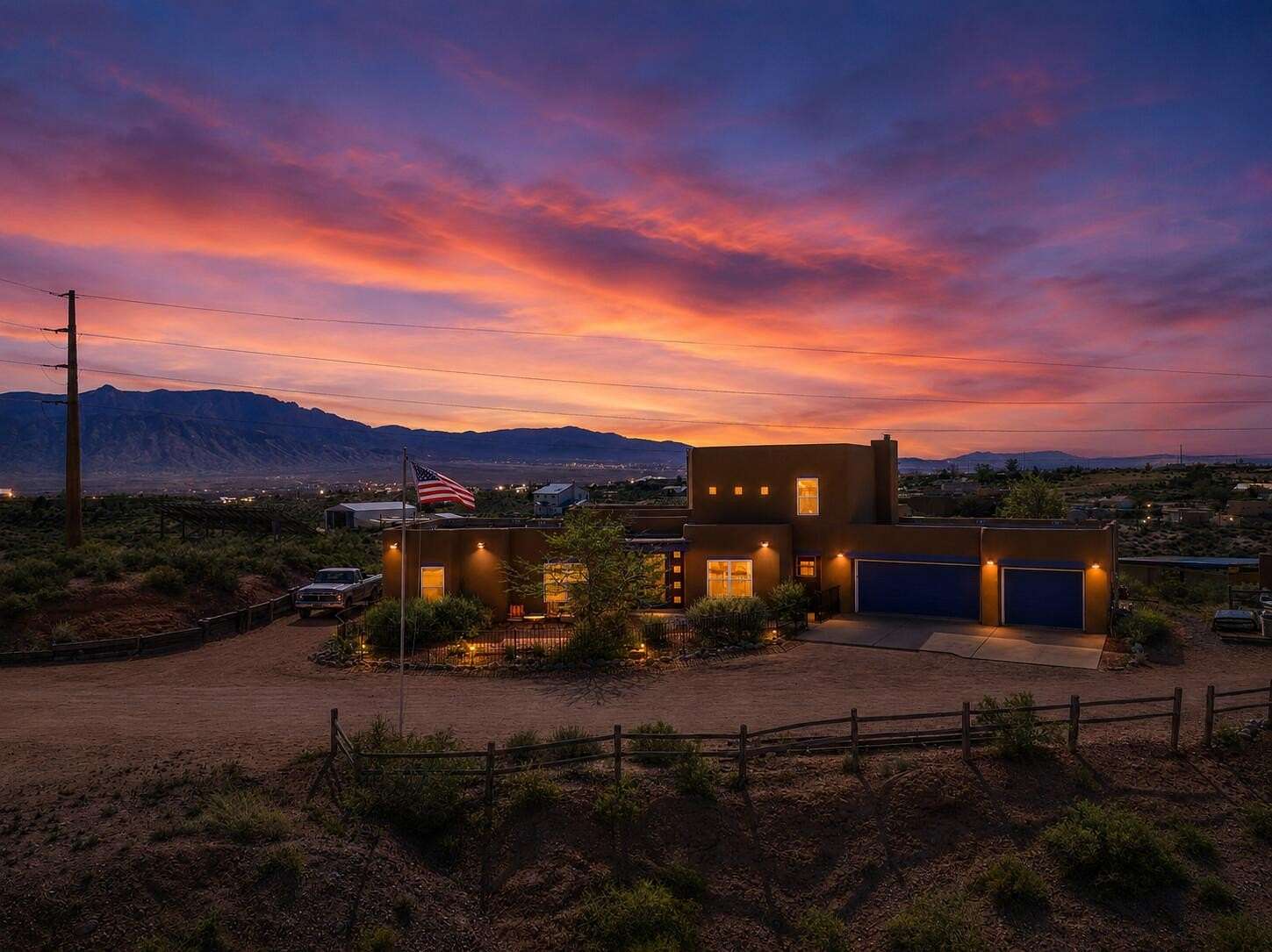 5 Acres of Land with Home for Sale in Rio Rancho, New Mexico