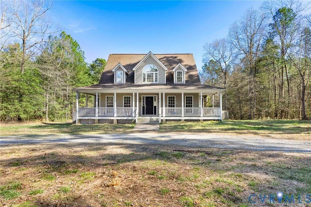 8.66 Acres of Land with Home for Sale in Moseley, Virginia