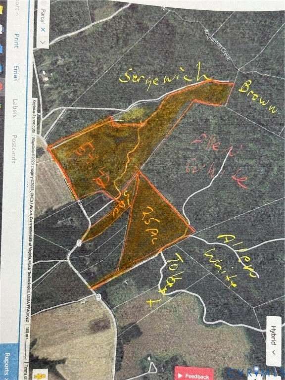 85.2 Acres of Land for Sale in King William, Virginia