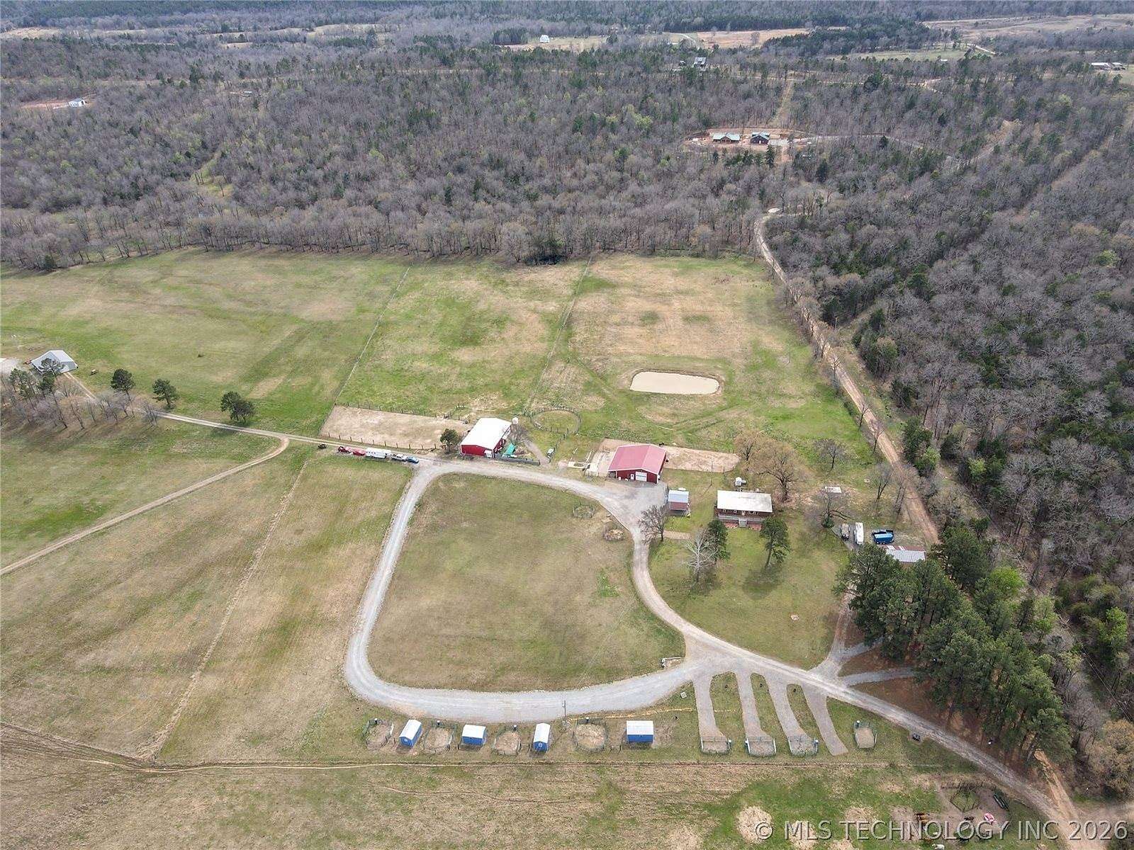 20 Acres of Land with Home for Sale in Heavener, Oklahoma