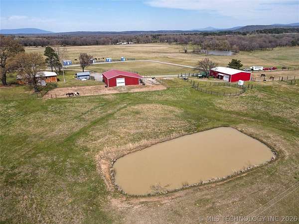 20 Acres of Land with Home for Sale in Heavener, Oklahoma